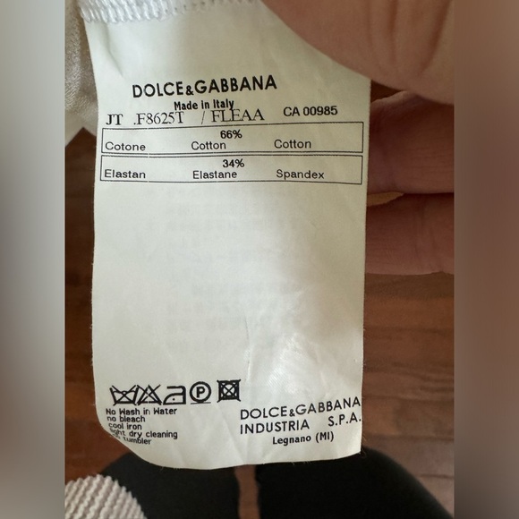 Dolce & Gabbana sheer cotton tee - Picture 7 of 7